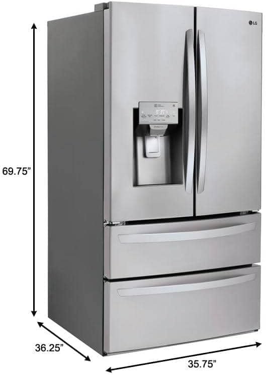 41bwrFkuelL._AC_SL1000_-1 LG LMXS28626S French Door Refrigerator review exploring features, energy efficiency, and design