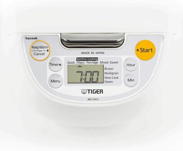 519WoBZHbEL._AC_SL1200_ Tiger JBV-S10U rice cooker review compact design with versatile cooking options