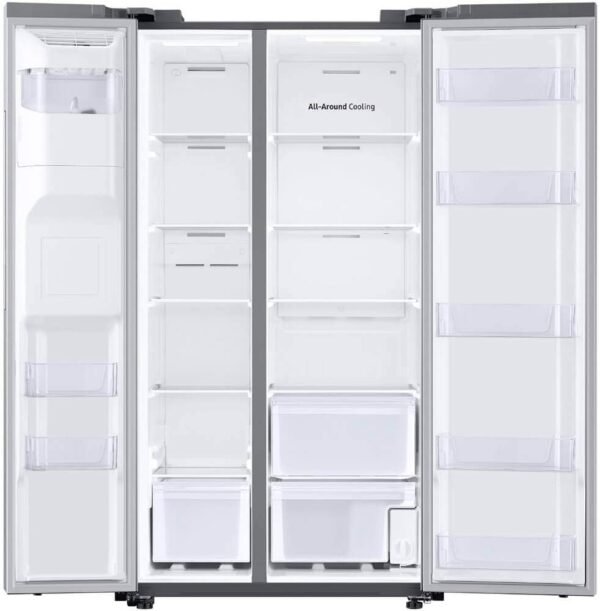 51QEWeQ-g0L._AC_SL1000_-1 Samsung RS27T5200SR Side-by-Side Refrigerator Review Modern Design and Efficient Cooling