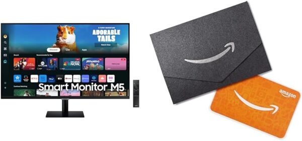 Samsung M50D 27-Inch Smart Monitor review featuring FHD display, HDR10, and Gaming Hub
