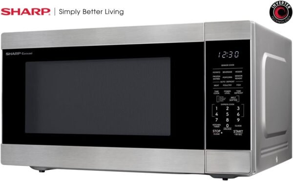 51nKVxDy93L._AC_SL1440_ Sharp Countertop Microwave Oven SMC2266KS Review Powerful 1200W Performance and Family-Sized Capacity