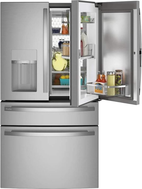 51sxkEWXYlL._AC_SL1000_-1 GE Profile 4-Door French Door Refrigerator PVD28BYNFS review with features and capacity insights