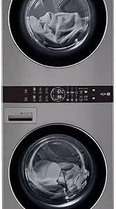 51yIwpJRtqL.__AC_SY445_SX342_QL70_ML2_ LG WashTower electric dryer and washer review highlighting features, performance, and smart technology