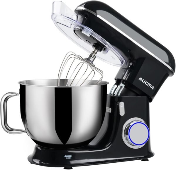 61-tv3XsxiL._AC_SL1500_ Aucma Stand Mixer 8.5QT Review Powerful Tilt-Head Kitchen Mixer with Attachments
