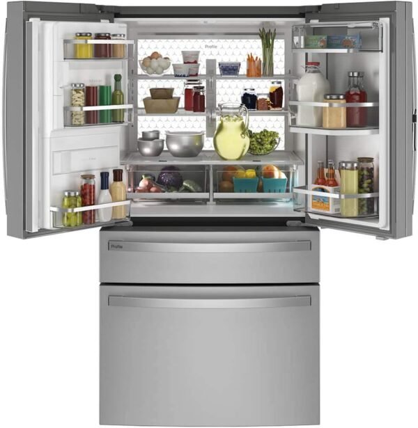 612okIVrDpL._AC_SL1000_-1 GE Profile 4-Door French Door Refrigerator PVD28BYNFS review with features and capacity insights