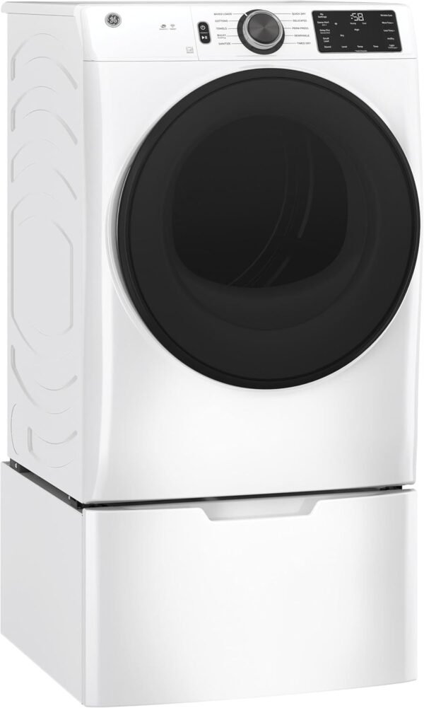 61CGLHmSQL._AC_SL1500_-1 GE Front Load Electric Dryer GFD55ESSNWW review with features like WiFi and sanitize cycle