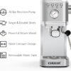 61GS9ES95ZL._AC_SL1500_ CHULUX Kompatto Espresso Machine review 20 Bar coffee maker with milk frother