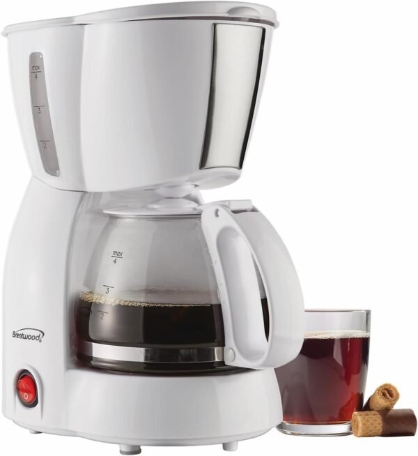 61I84bmE-xL._AC_SL1500_ Brentwood TS-213W Coffee Maker Review Compact 4-Cup Drip Machine for Daily Brewing