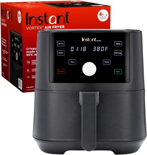 61KoFNG5NLL._AC_SL1280_ Instant Pot Vortex 6QT Air Fryer review versatile kitchen must-have appliance