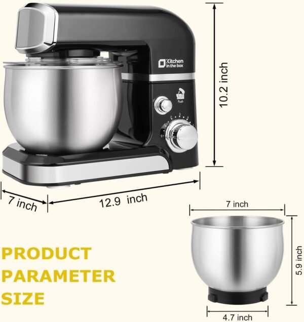 61OWv7IbTRL._AC_SL1500_ Review of Kitchen in the Box Stand Mixer 3.2Qt for Daily Use