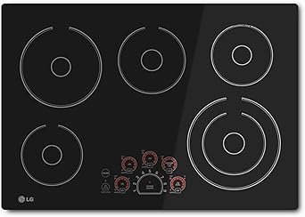 61RCozeLKL._AC_SX342_SY445_-1 LG 30-Inch Electric Radiant Cooktop LCE3010SB review with SmoothTouch controls explained