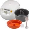 61cbViDWveL.__AC_SX300_SY300_QL70_ML2_ Tiger JBV-S10U rice cooker review compact design with versatile cooking options