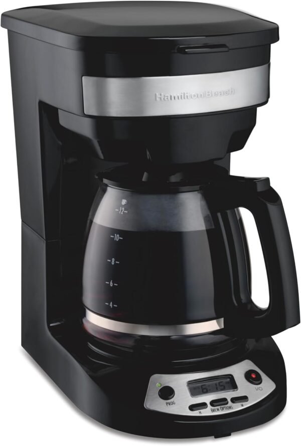 61nBVDwegL._AC_SL1500_ Hamilton Beach 12 Cup Programmable Drip Coffee Maker review with brew strength options
