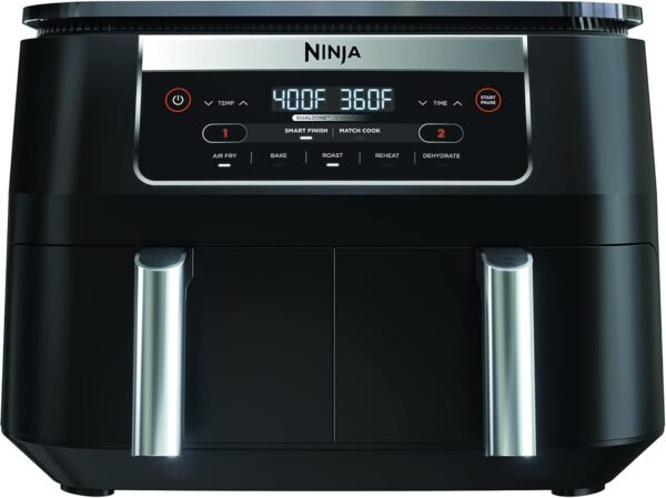 61rCraN6eSL._AC_SL1500_ Ninja DZ090 Foodi 6 Quart Air Fryer Review DualZone Technology for Quick Meals