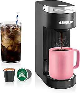 61vCDsaTMEL.__AC_SX300_SY300_QL70_FMwebp_ CHULUX Slim Single Serve Coffee Maker Review Compact Brewer for K Pods and Travel Mugs