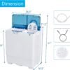 61y9wW9NfzS._AC_SL1500_-1 Review of COSTWAY Portable Washing Machine Twin Tub Compact Design for Apartments and RVs