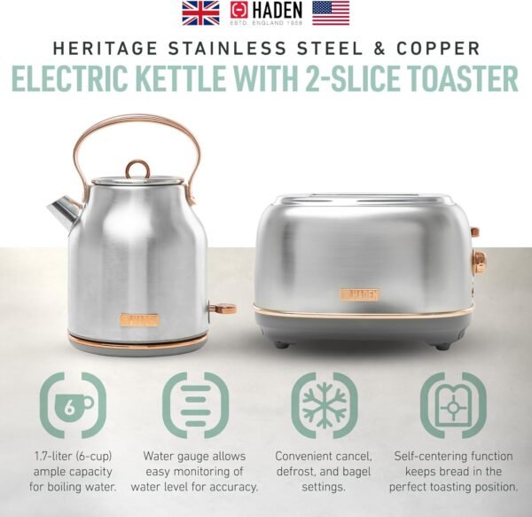 7127Zbv4DOL._AC_SL1500_ Haden Heritage Toaster and Kettle Review Stylish Kitchen Appliances Worth Considering