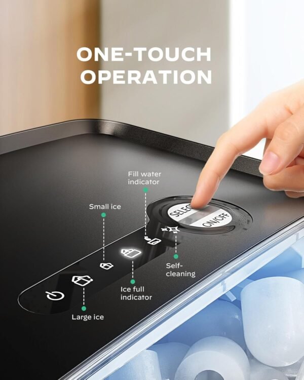 714hLPBNwrL._AC_SL1500_-1 Silonn Countertop Ice Maker SLIM25B Review Compact, Fast, and Perfect for Any Occasion