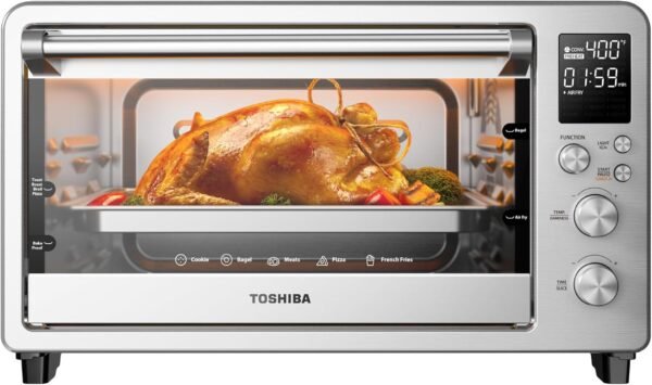 71CSop74XL._AC_SL1500_ Toshiba Air Fryer Toaster Oven Review 12-in-1 Versatility and Large Capacity
