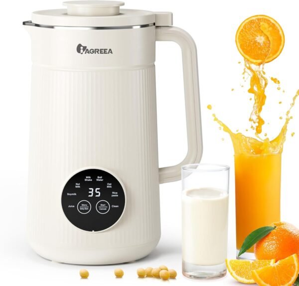 71DEBIlwKIL._AC_SL1500_ Review of IAGREEA Nut Milk Maker Machine for Homemade Almond and Soy Milk