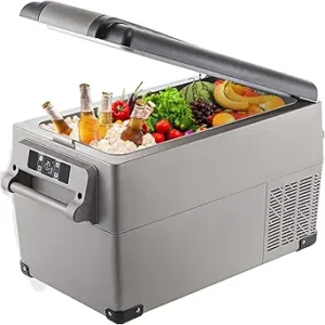 71DcCHS7bdL.__AC_SY445_SX342_QL70_FMwebp_ VEVOR Car Refrigerator 37 Quart Review Portable Dual Zone for Travel and Camping