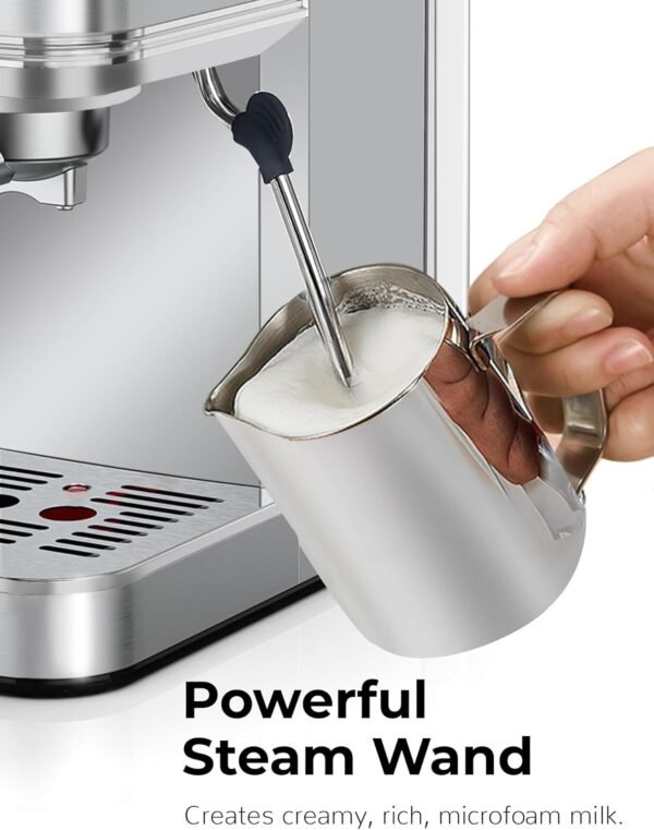 71EWpTb-MeL._AC_SL1500_ CHULUX Kompatto Espresso Machine review 20 Bar coffee maker with milk frother