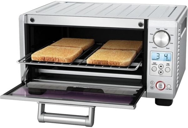 71MuzEIutiL._AC_SL1500_ Breville Mini Smart Toaster Oven BOV450XL review compact design with versatile cooking functions