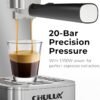 71QufJyC4L._AC_SL1500_ CHULUX Kompatto Espresso Machine review 20 Bar coffee maker with milk frother
