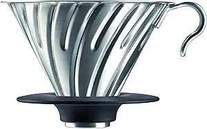 71V3swSsKGL.__AC_SY300_SX300_QL70_FMwebp_ Hario V60 Metal Coffee Dripper Size 02 review for perfect pour-over brewing