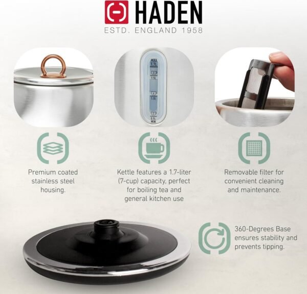 71WWT8BJLtL._AC_SL1500_ Haden Heritage Toaster and Kettle Review Stylish Kitchen Appliances Worth Considering