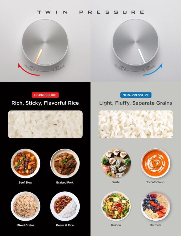 71XTx2duBGL._AC_SL1500_ CUCKOO Induction Heating Rice Cooker CRP-LHTR0609FW review Versatile Twin Pressure Cooking