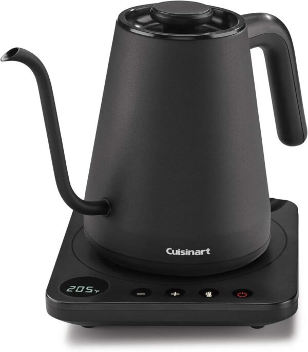 71lMuPnlIoL._AC_SL1500_ Cuisinart Digital Gooseneck Kettle GK-1 review for precise pour control and quick heating