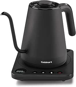 71lMuPnlIoL.__AC_SX300_SY300_QL70_ML2_ Cuisinart Digital Gooseneck Kettle GK-1 review for precise pour control and quick heating