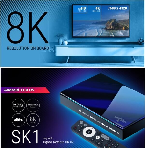 71viFguO4gL._AC_SL1500_ Ugoos SK1 Android 11 Streaming Media Player Review 8K UHD Performance Insights