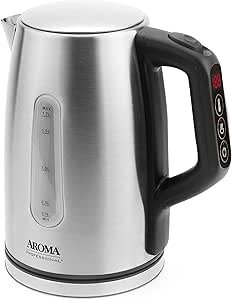 AROMA Professional Electric Kettle AWK-1810SD review sleek design and customizable temperature