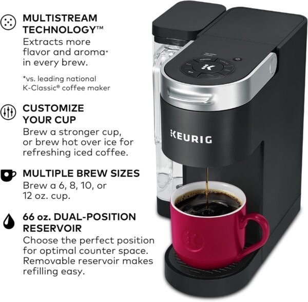71zSOVj2G9L._AC_SL1500_ Keurig K-Supreme Single Serve Coffee Maker Review Innovative Features and MultiStream Technology