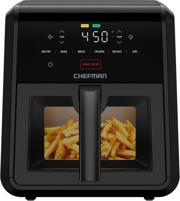 71zdyUS3fL._AC_SL1500_ Chefman TurboFry Air Fryer 7-Qt Review Compact Design with Versatile 6-in-1 Cooking