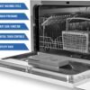81-Ab7GhIL._AC_SL1500_ Farberware Compact Countertop Dishwasher FCD06SDWHT review ideal for small kitchens and RVs