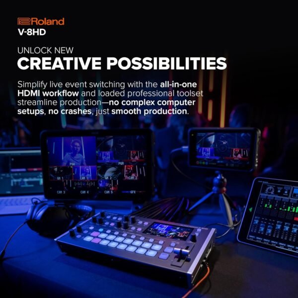 815oYebUmGL._AC_SL1500_ Roland V-8HD HDMI Video Switcher review versatile tool for seamless live event production
