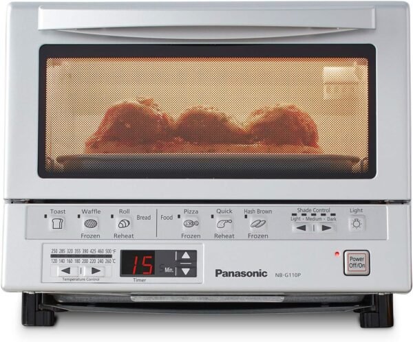 8161T5X9p0L._AC_SL1500_ Panasonic FlashXpress Toaster Oven review compact 4-slice efficiency with double infrared heating