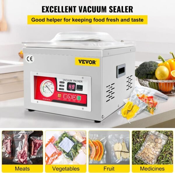 81DFzs6OiiL._AC_SL1500_ VEVOR Chamber Vacuum Sealer DZ-260A Review Powerful Sealing for Fresh Meats and More