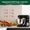 81RDj6dBUJL._AC_SL1500_ Aucma Stand Mixer 8.5QT Review Powerful Tilt-Head Kitchen Mixer with Attachments