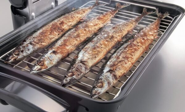 81UrhLhZbfL._AC_SL1488_ Zojirushi EF-VPC40 Fish Roaster review featuring smoke reduction and even cooking benefits