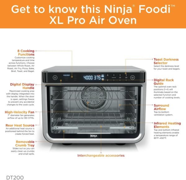 81a2JTAaWcL._AC_SL1500_ Ninja DT200 Air Fryer Oven Review Is This Convection Oven Worth It