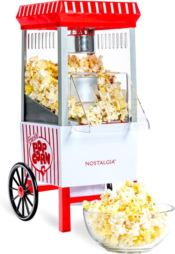 81alKdH1EzL._AC_SL1500_ Nostalgia Vintage Hot-Air Popcorn Maker Review Healthy Snack Machine Perfect for Movie Nights
