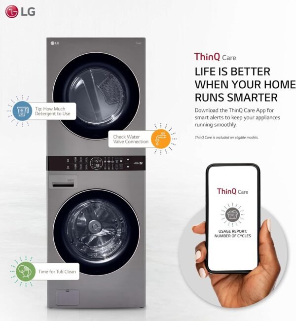 81oOoLKgVtL._AC_SL1500_-1 LG WashTower electric dryer and washer review highlighting features, performance, and smart technology