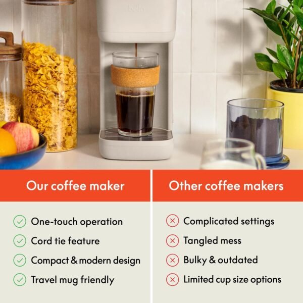 81plovfS00L._AC_SL1500_ BELLA Single Serve Coffee Maker review compact design and versatile brewing options
