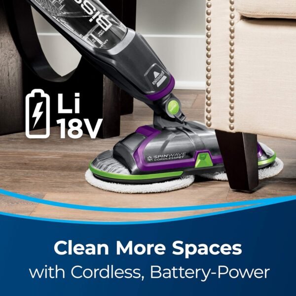 919pW5wPLmL._AC_SL1500_ Bissell SpinWave Cordless Pet Hard Floor Mop Cleaner Review for Sealed Floors